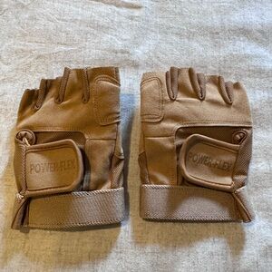 New Powerflex Tan Guard Fingerless Gloves